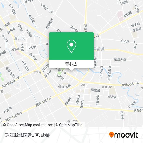 珠江新城国际B区地图
