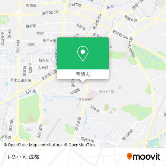 玉垒小区地图