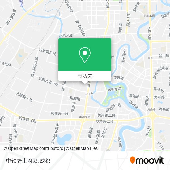 中铁骑士府邸地图