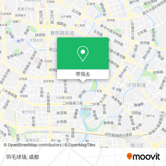 羽毛球场地图