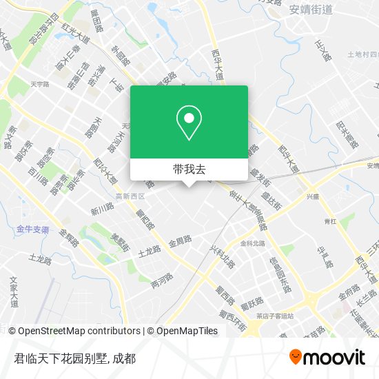 君临天下花园别墅地图