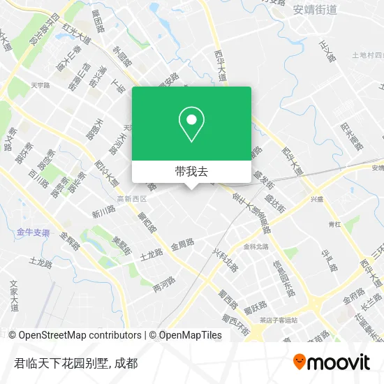 君临天下花园别墅地图