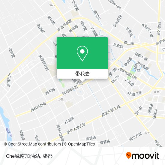Che城南加油站地图