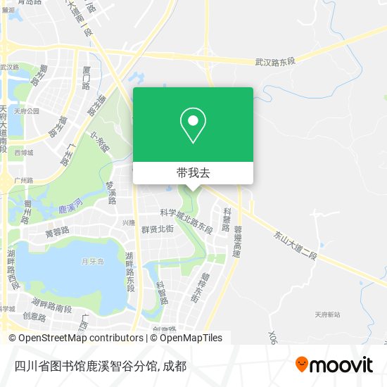 四川省图书馆鹿溪智谷分馆地图