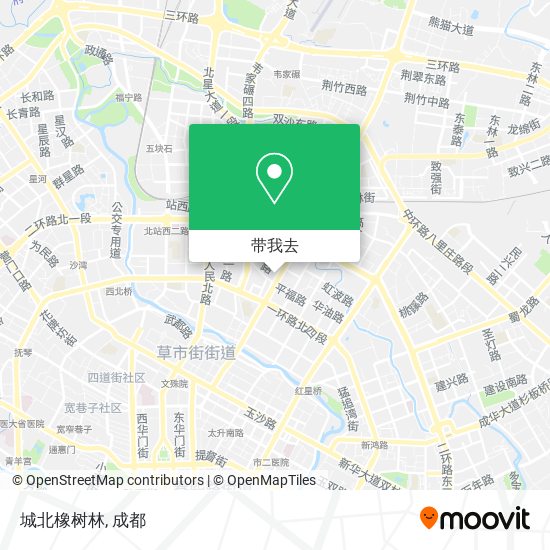 城北橡树林地图