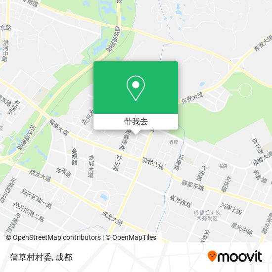 蒲草村村委地图