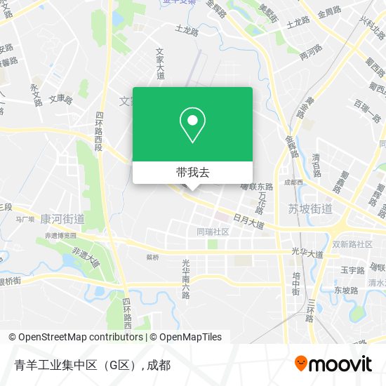 青羊工业集中区（G区）地图