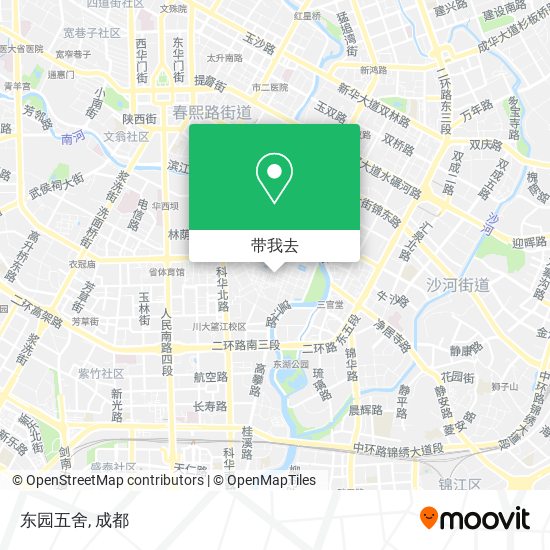 东园五舍地图