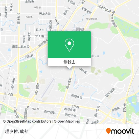 理发摊地图