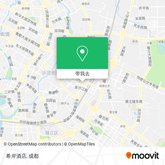 希岸酒店地图