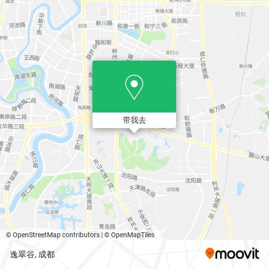 逸翠谷地图