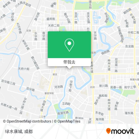 绿水康城地图
