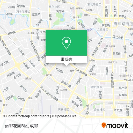 丽都花园B区地图