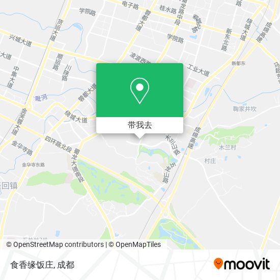 食香缘饭庄地图