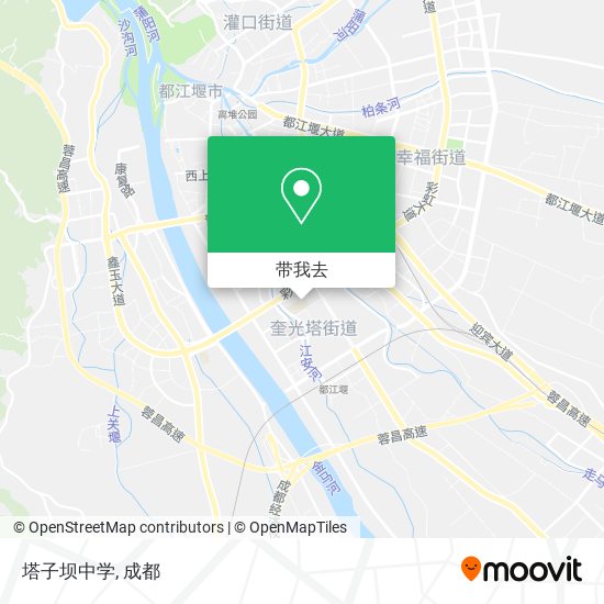 塔子坝中学地图