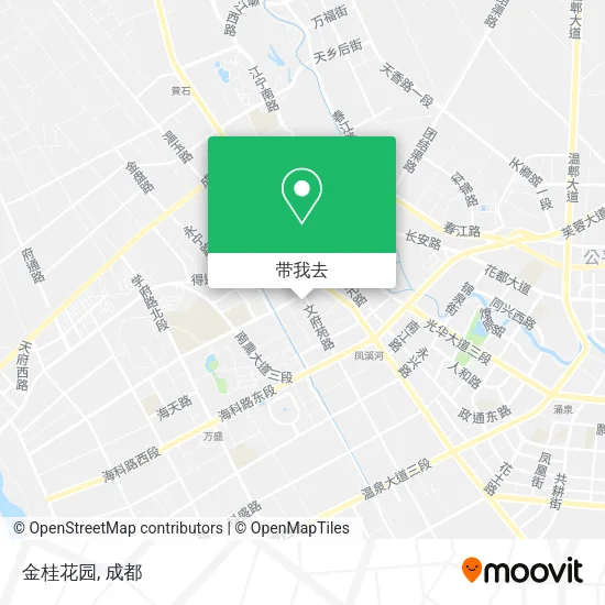 金桂花园地图