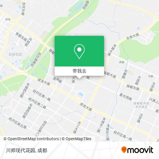 川师现代花园地图