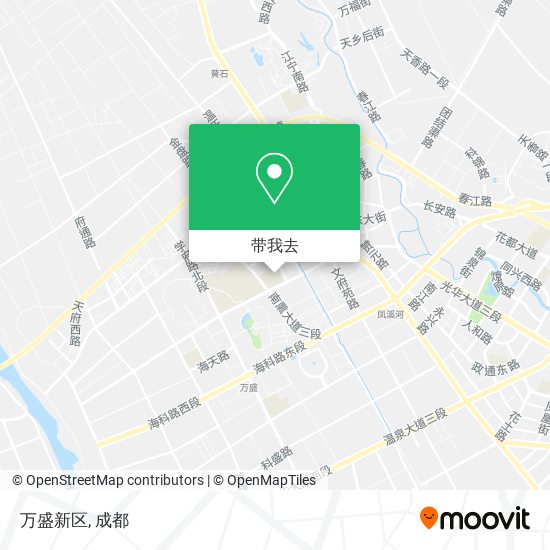 万盛新区地图