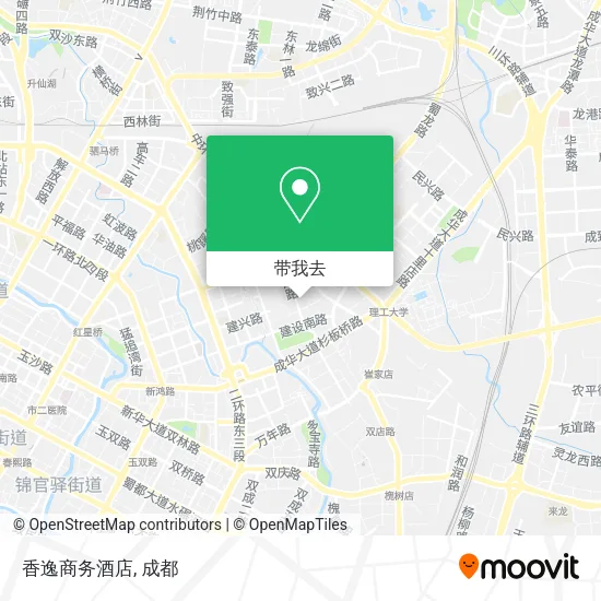 香逸商务酒店地图