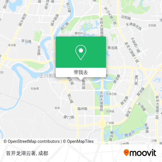 首开龙湖云著地图