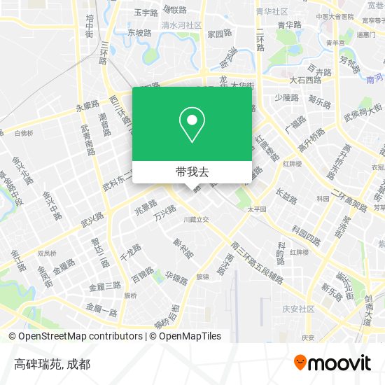 高碑瑞苑地图
