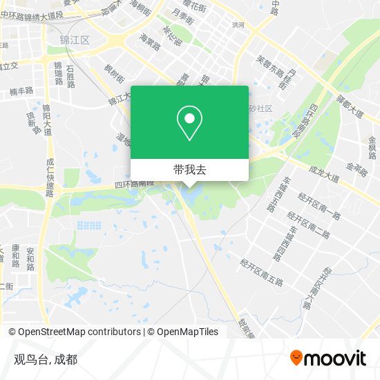 观鸟台地图