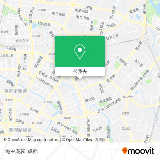 翰林花园地图