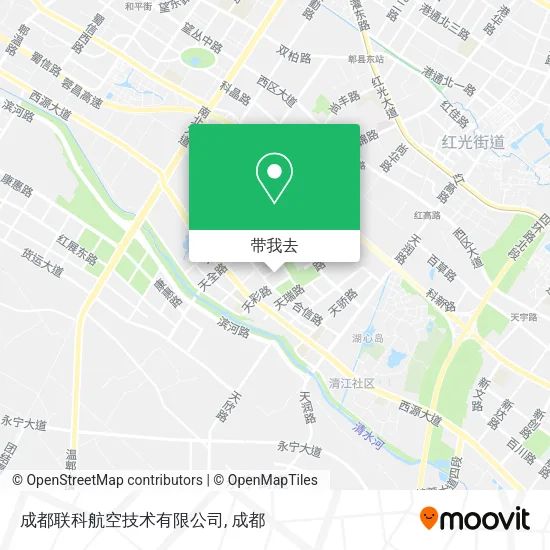 成都联科航空技术有限公司地图