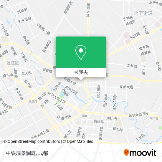 中铁瑞景澜庭地图