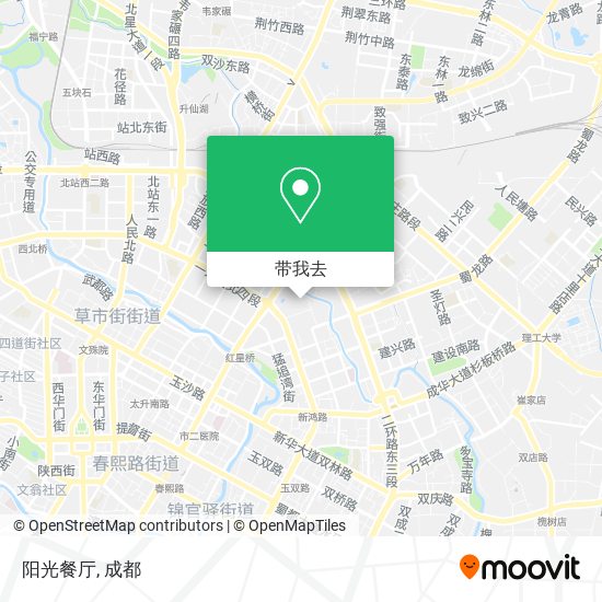 阳光餐厅地图