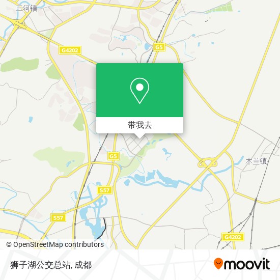 狮子湖公交总站地图