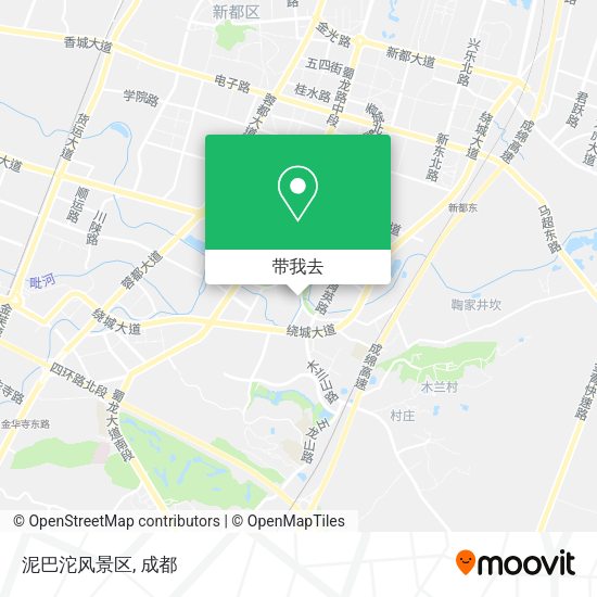 泥巴沱风景区地图