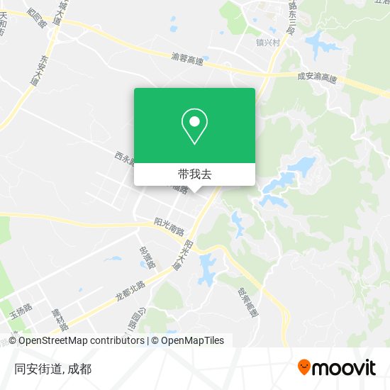 同安街道地图