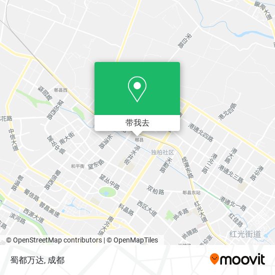 蜀都万达地图