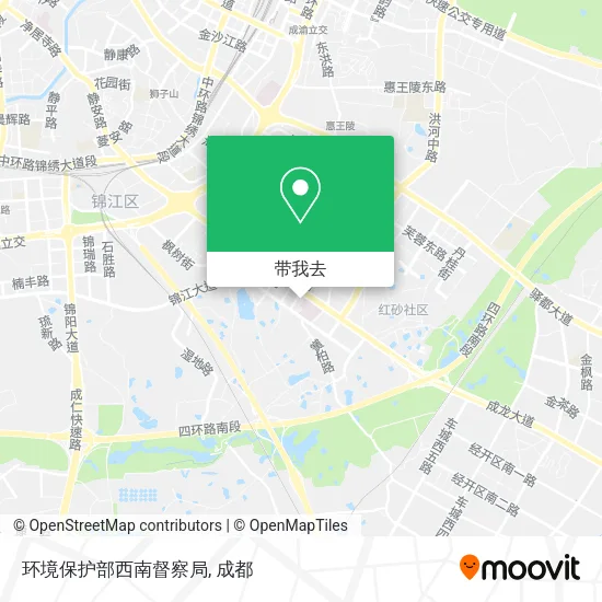 环境保护部西南督察局地图