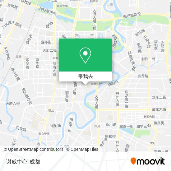 谢威中心地图