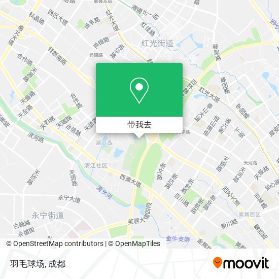 羽毛球场地图