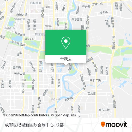 成都世纪城新国际会展中心地图