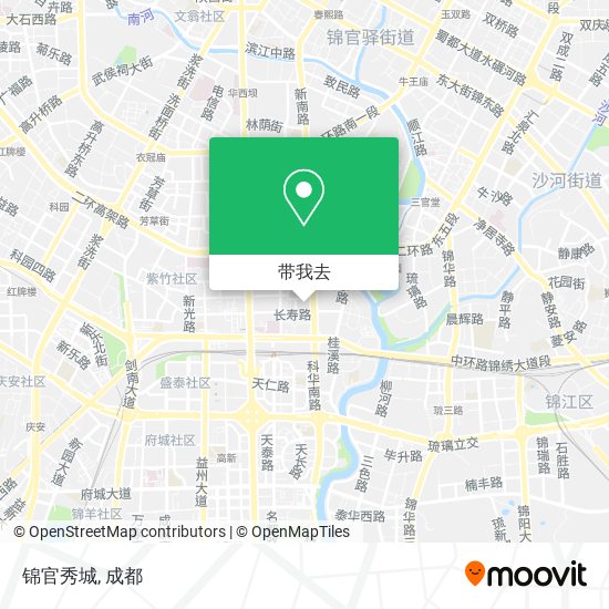锦官秀城地图