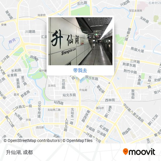 升仙湖地图