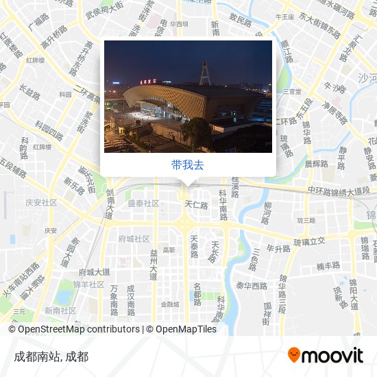 成都南站地图