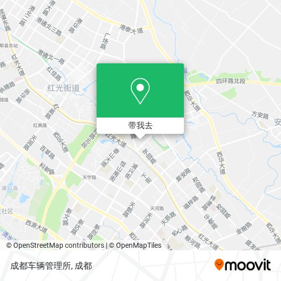 成都车辆管理所地图
