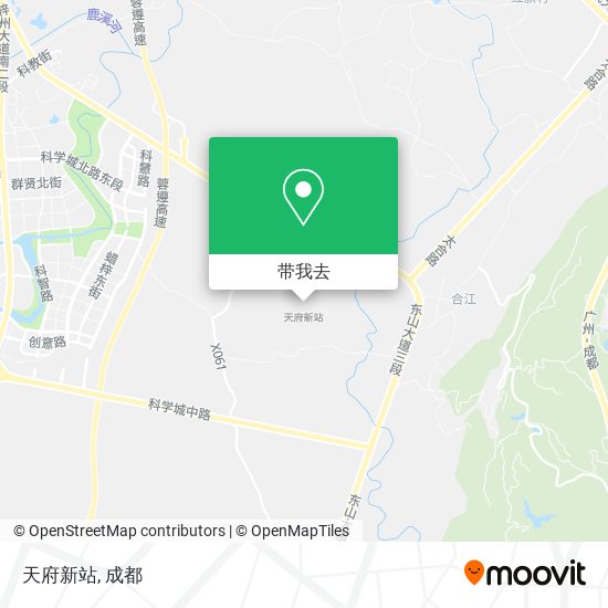 天府新站地图