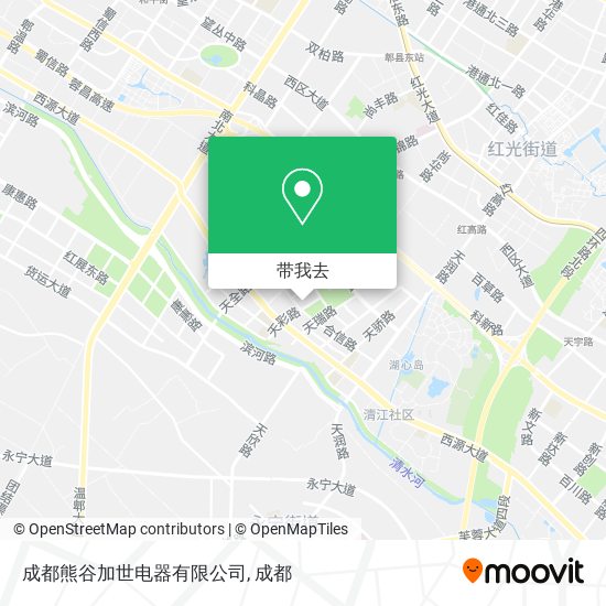 成都熊谷加世电器有限公司地图