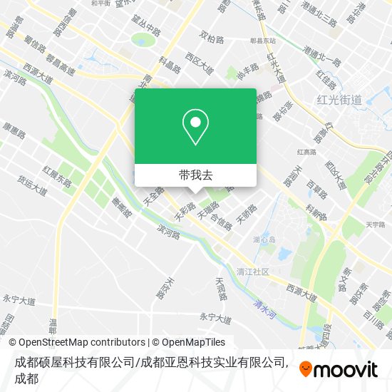 成都硕屋科技有限公司/成都亚恩科技实业有限公司地图