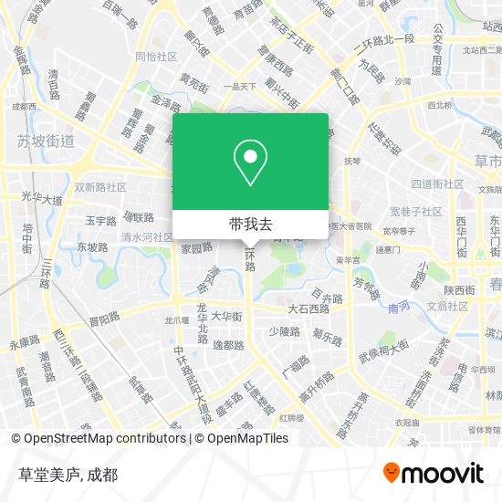 草堂美庐地图