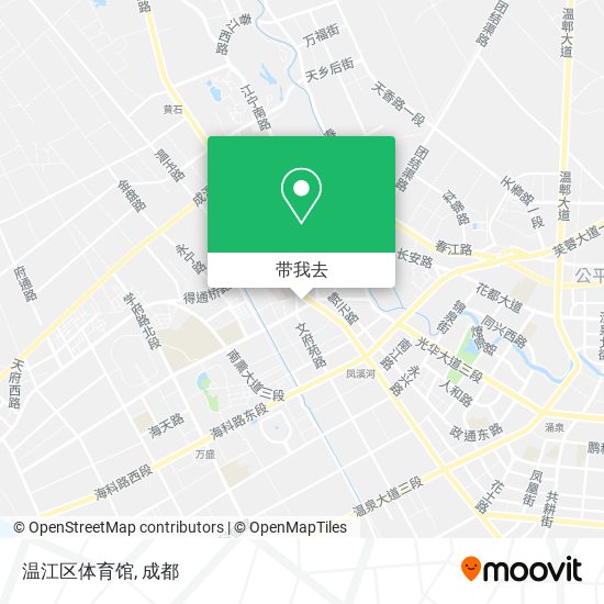 温江区体育馆地图
