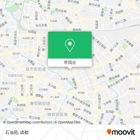 石油苑地图