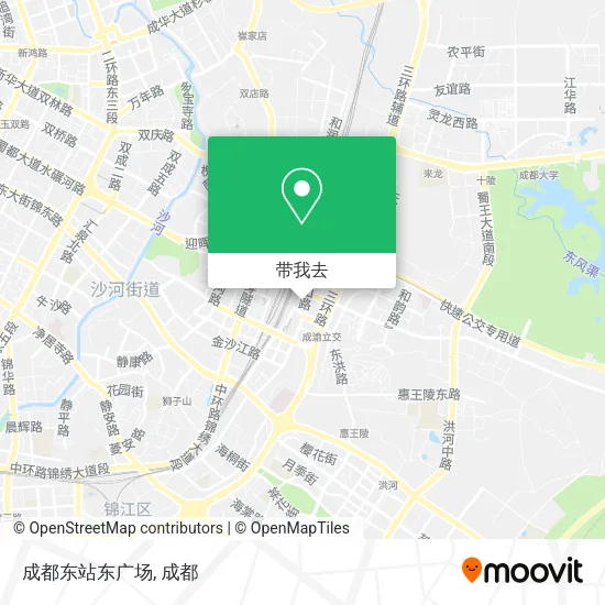 成都东站东广场地图