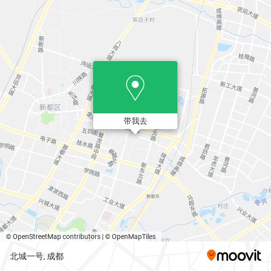 北城一号地图